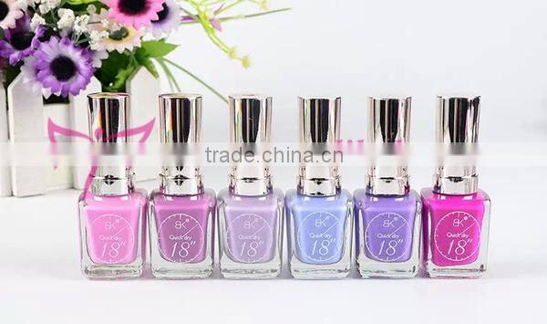 Hot sale 15ml fast dry nail lacquer/nail polish