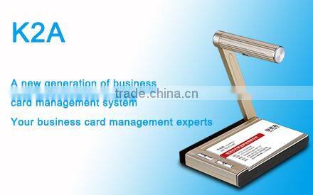 Portable business name card scanner one second scanning
