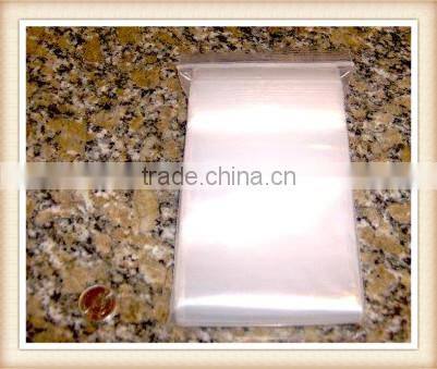 wholesale zlb-26 3" x 5", 2 Mil Clear White Block Zip Lock Bags, Case of 1000