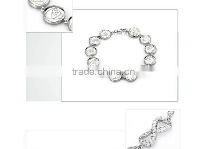 hot sale costume silver jewelry starfish bracelet