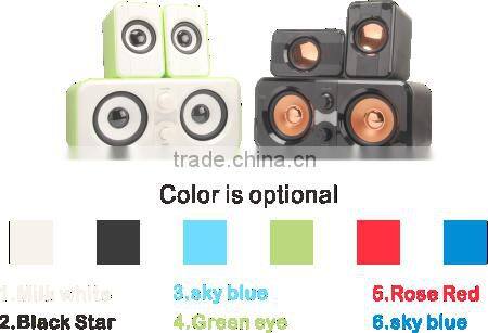 Super bass music amplifier subwoofer horn 2.1speaker