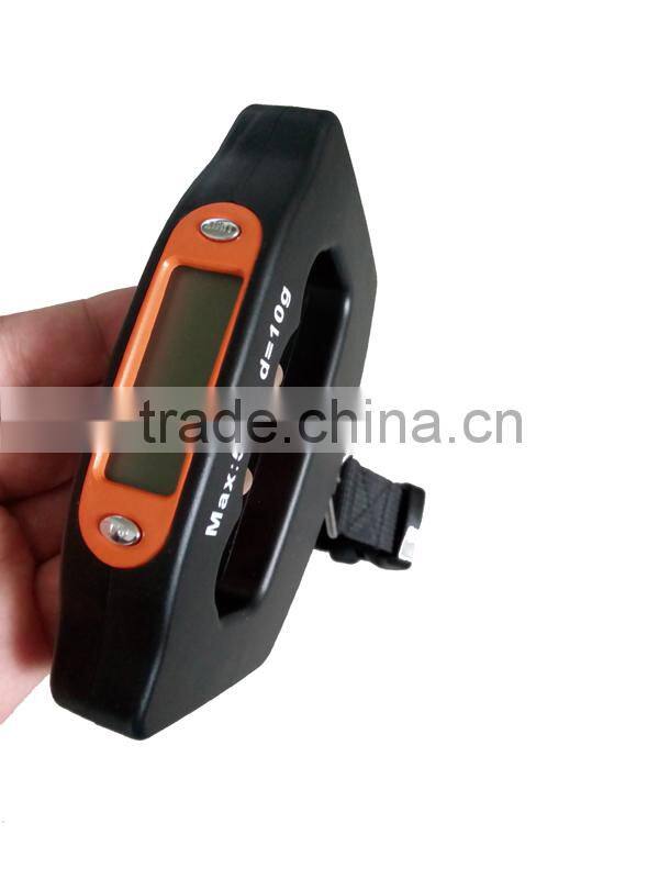 LCD Digital Luggage Scales for suitcase,travel,shopping,gift sale with Blue LED backlight