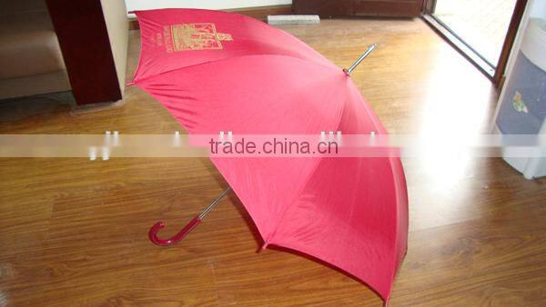Promotional Rain Umbrella with Curved Handle
