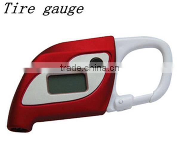 KeyChain Digital Tire Pressure Gauge with Compass function