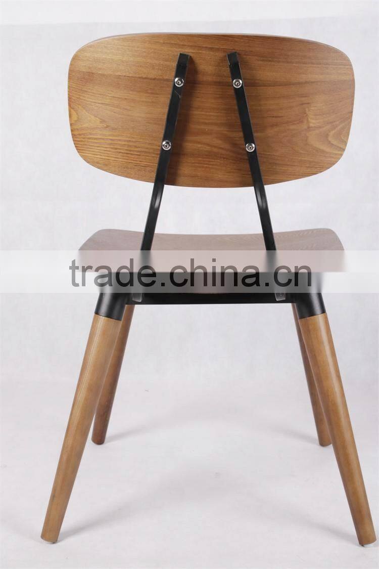 2016 New Design Restaurant Furniture Walnut/Ash Wood Dining Chair