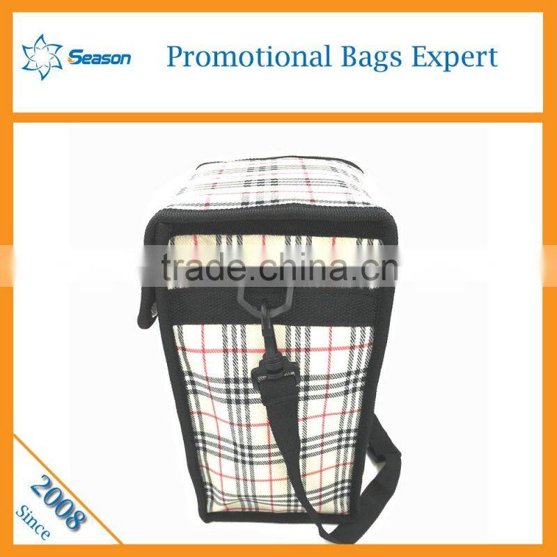 Thermal cooler bag folding cooler bag with stand can cooler bag