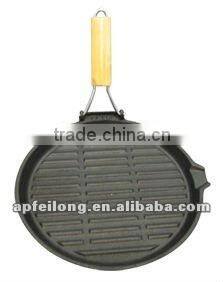 cast iron skillet/round bbq grill