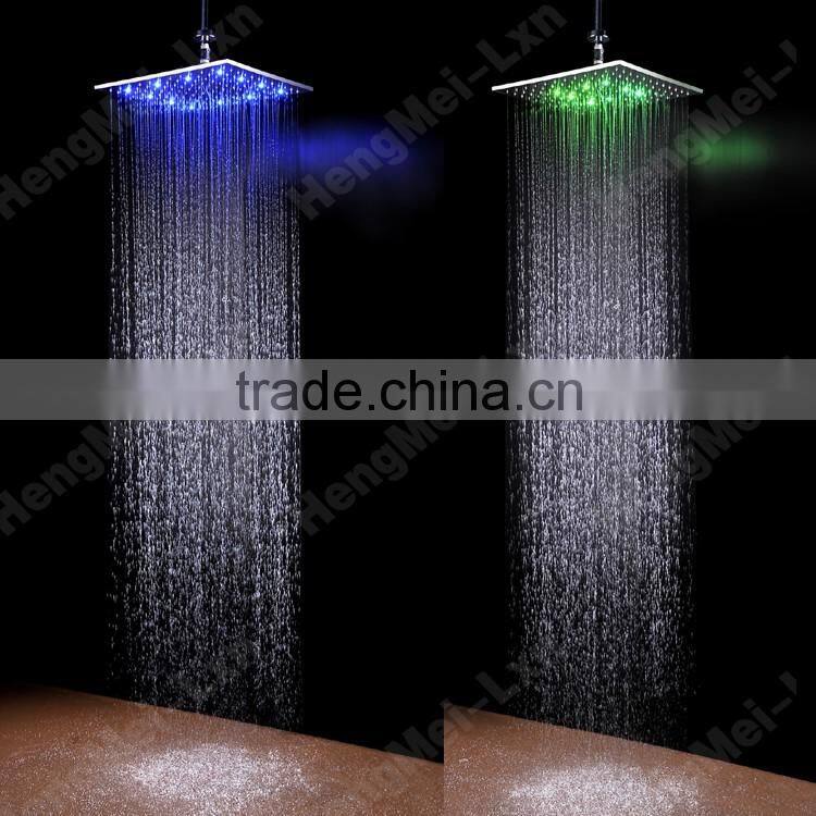 Hot Sale Bathroom Hydro Power LED Lighting Fixtures 3 way conceal thermostatic mixer bathroom accessory set