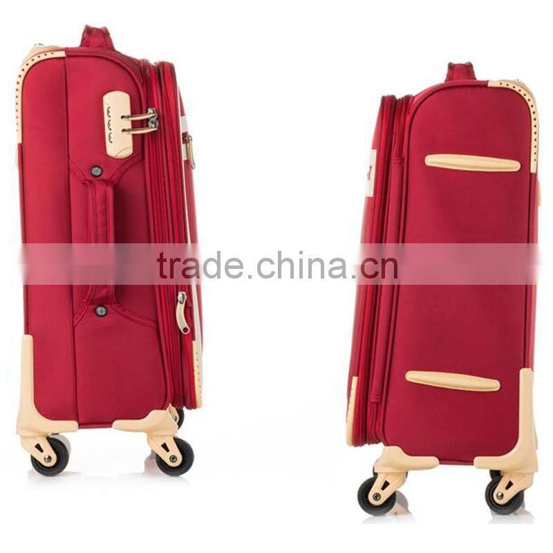 Durable Nylon Fabric Cheap Expandable Superlight Travel Luggage Trolley