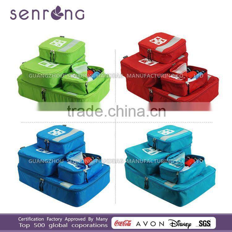 custom all kinds of packing cubes/Travel Cube Organizer golf bag storage rack