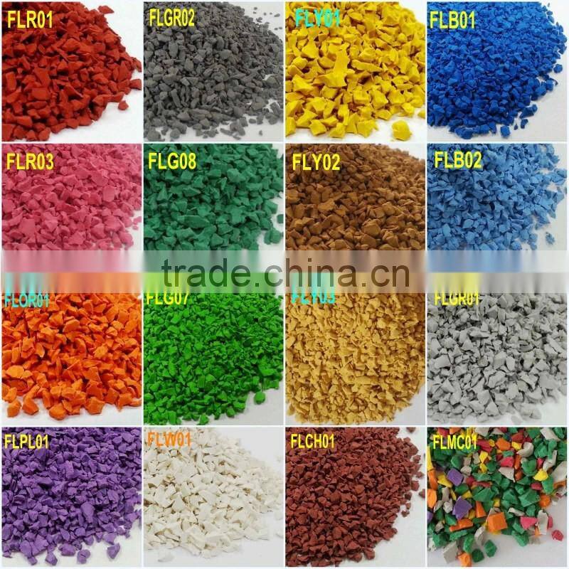 Hot sale Wet pour EPDM Rubber Granules, EPDM Rubber chips and Crumb rubber-FN-A-16080801
