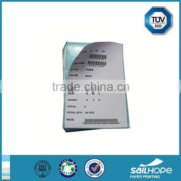 Useful newly design adhesive packaging label sticker