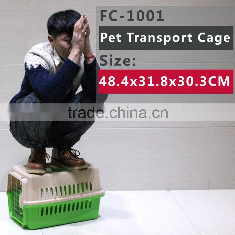 Small Plastic Pet Dog Cat Carrier, Eco-friendly Material, Airline Approved, Durable and Confortable Design
