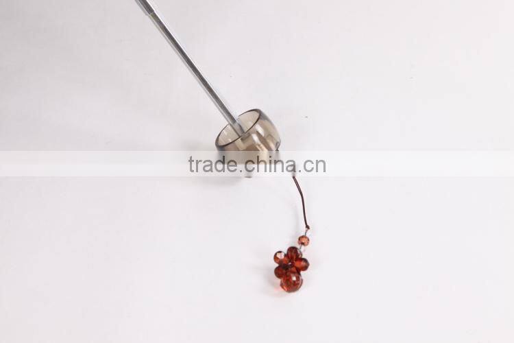 3 fold black gel coated colorful lady Parasol Umbrella, pagoda rainbow umbrella