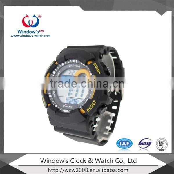 sports color changing watch dials silicone strap watches