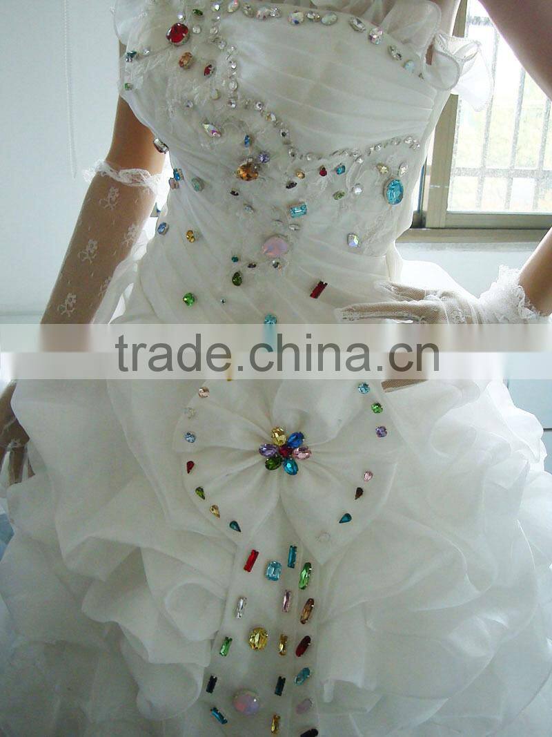 Blank sew on jewels rhinestones with metal claw settings strass crystal beads for jewelry maker