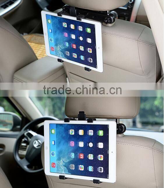 Universal Car Back Seat Ratating/ Bracket Headrest Mount Holder For iPad Tablet