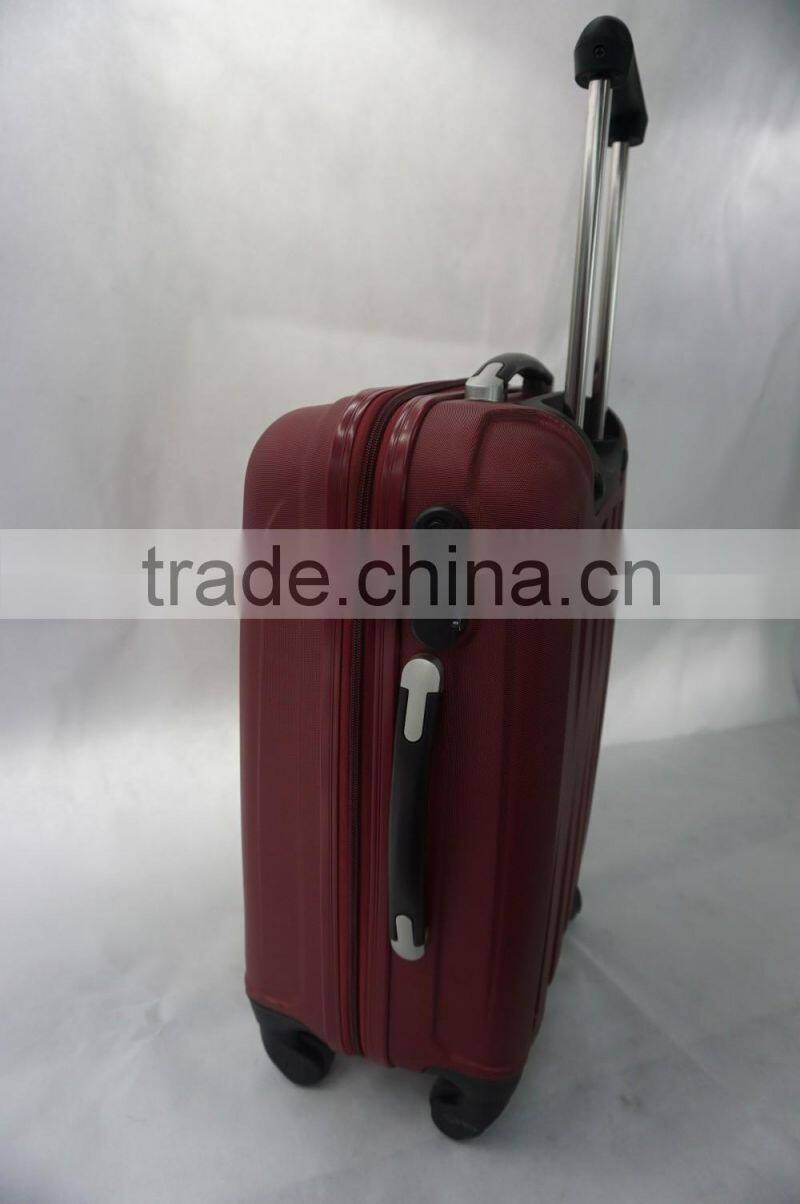 2016 china factory trolley Fashion ABS luggage bag uggage set/travel luggage