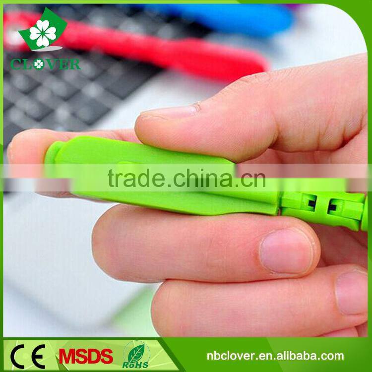 High quality 1 led plastic mini led reading book light with clip