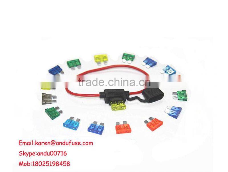 middle waterproof auto fuse holder blade fuse holder in line fuse holder
