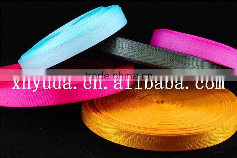 Orange Tubular Nylon Webbing