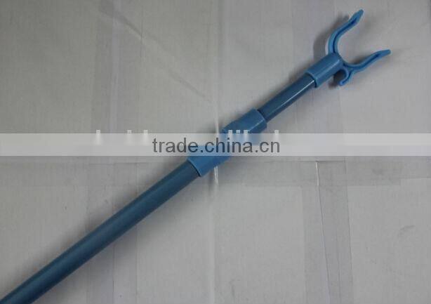 Telescopic cover metal handle with Cloth hanger fork in high quanlity