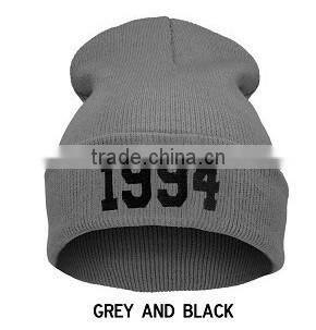 Custom winter hat knitted hat with your logo embroidery cheap price