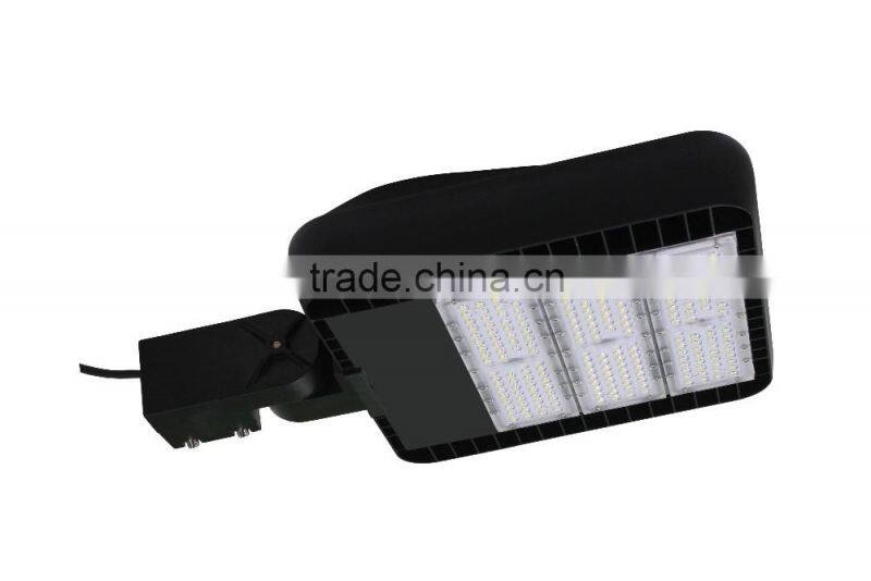 UL cUL DLC list roadway lighting 150w modular design led shoebox light by china manufacturer