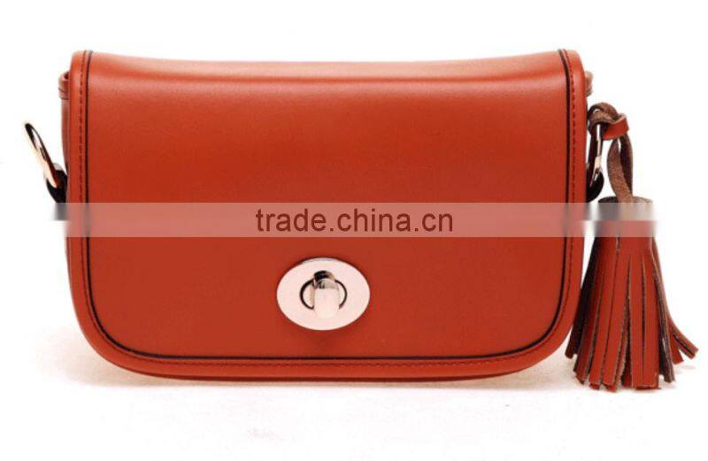 plain small cross bag leather women purse tote