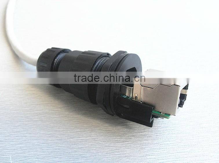 best rj45 connector panel front mounted rj45 sockt and plug