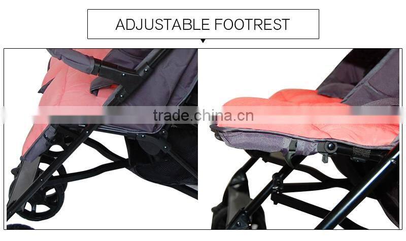 Competitive price shock absosrber system baby twin pram