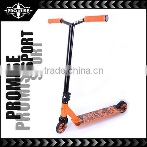 Elegant & Customized aluminium foot scooter with 130mm rubber wheel
