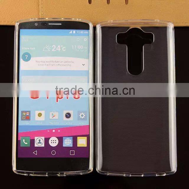 New arrival ultra thin transparent clear tpu gel silicone tpu case for lg v10 / g4 pro factory price
