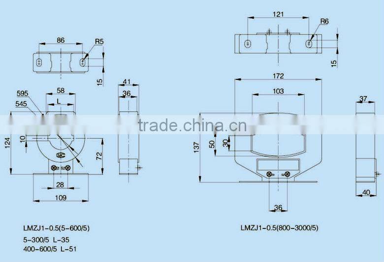 LMZ(J)1-0.5 current transformer