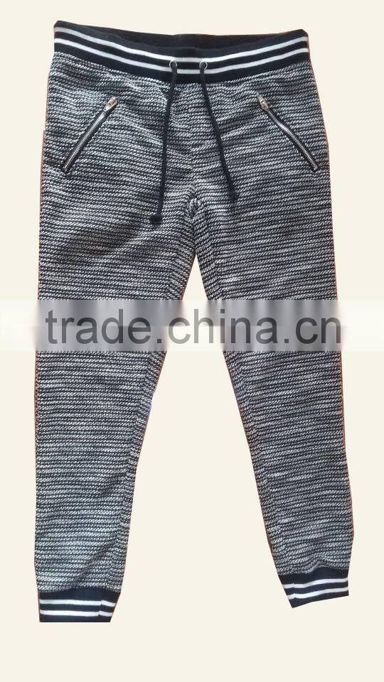 Cotton polyester hemp custom design plain women harem sweat pants