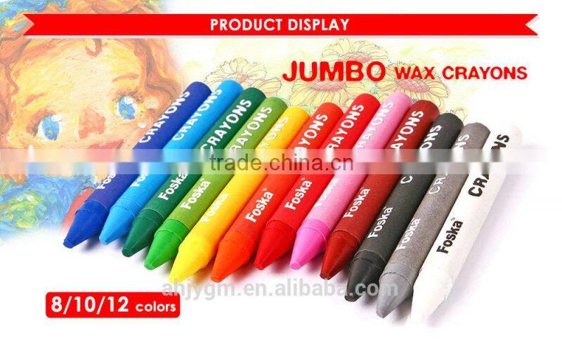 8/10/12PCS 100MMX11MM Good Quality Wax Crayon.