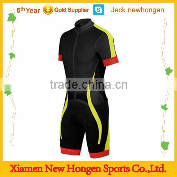 Slim fit triathlon skinsuit/triathlon wear/triathlon clothing