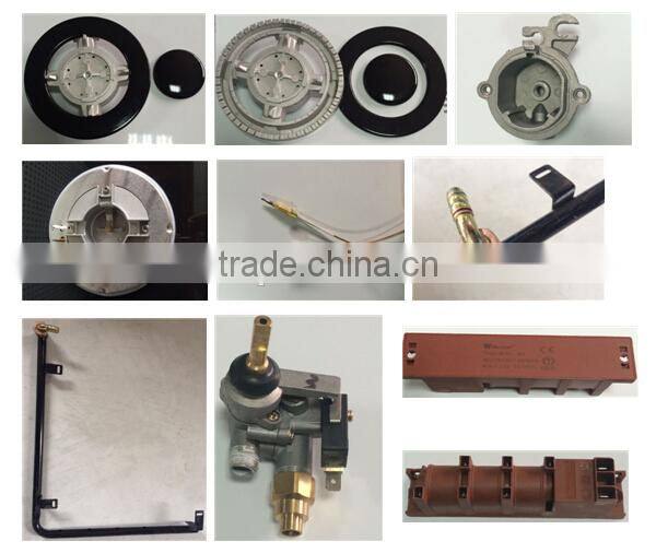 Electric Burner Indoor Gas Stove with Natural Gas/ LP Gas Stainless Top