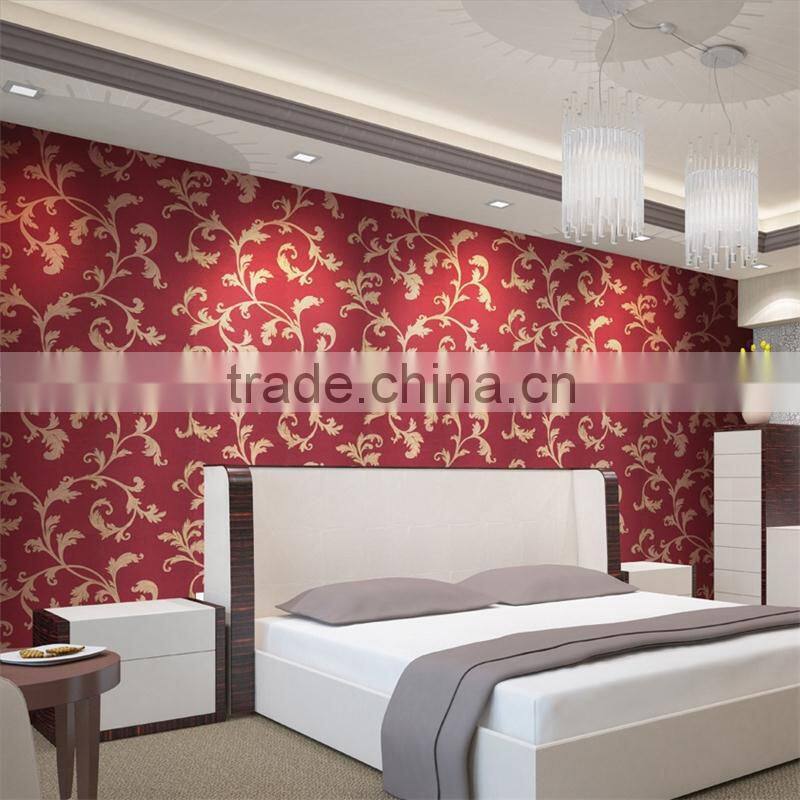 2015 new chinese pattern design wallpaper for shop decoration