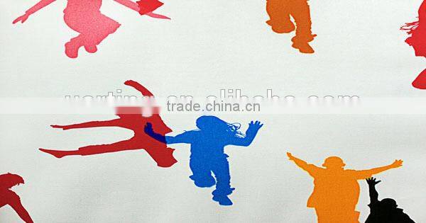 2015 vinly cartoon wallcovering for kids/decorative mural wallpaper for kids room