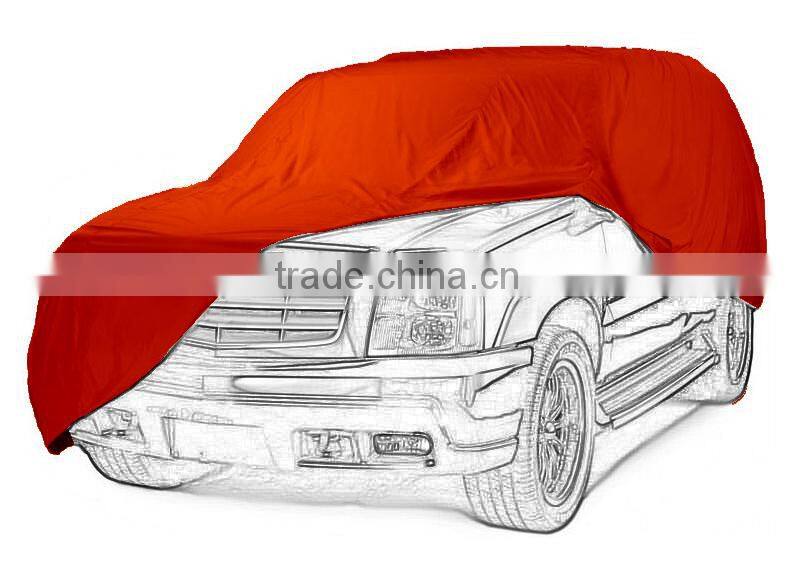 2-sides stretch fabric waterproof car cover