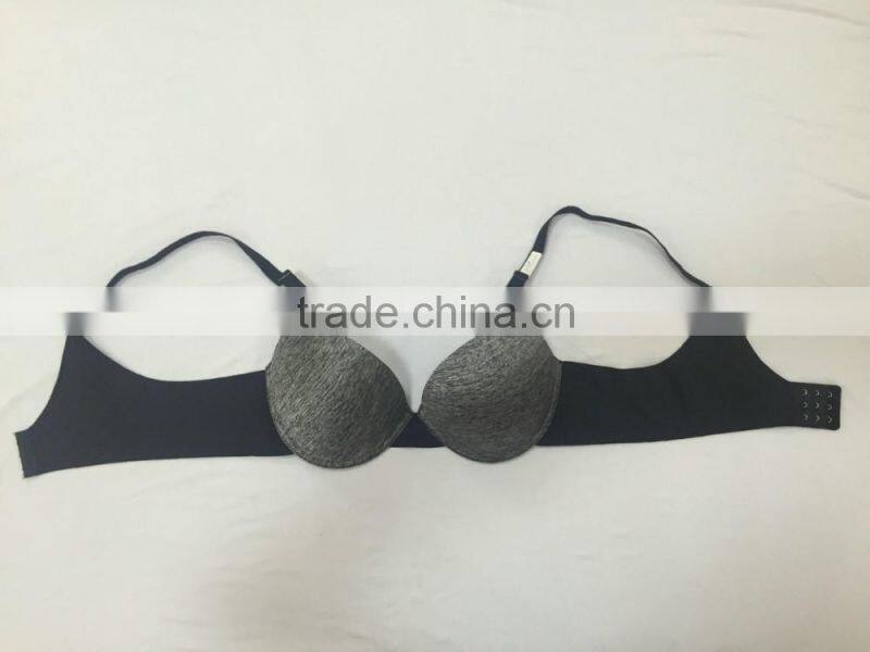 Most Comfortable: Seamless Plunge Push Up Bra Thick Padded Underwire Lingerie 3/4Cup