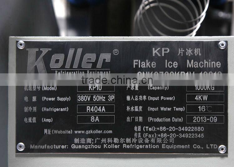 5Tons flake ice making machine with PLC Program Controller