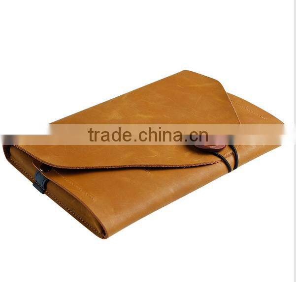 Light holder multiple function leather card holder case for mobile phones and ipad