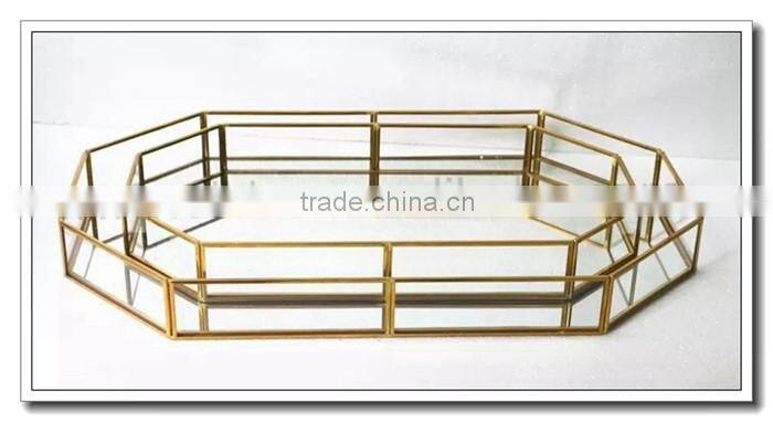 @~@ silver bronze black Dish, home party wedding office accessory, bridesmaid gift, gold brass and glass jewelry display tray