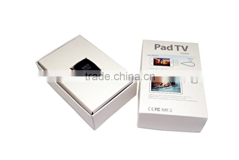 2016 newest model watch channels on android phone pad DVB T2 pad/phone tv receiver