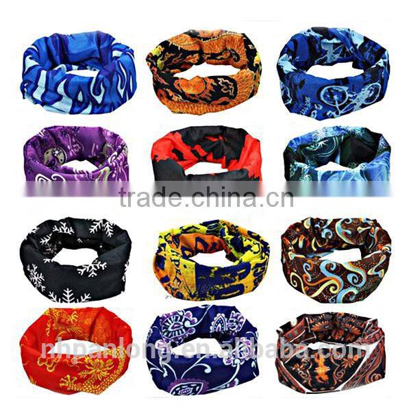 multifunction plain seamless tube bandana