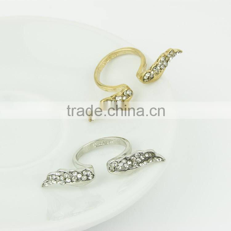 Fashion engagement ring jewellery wing rings