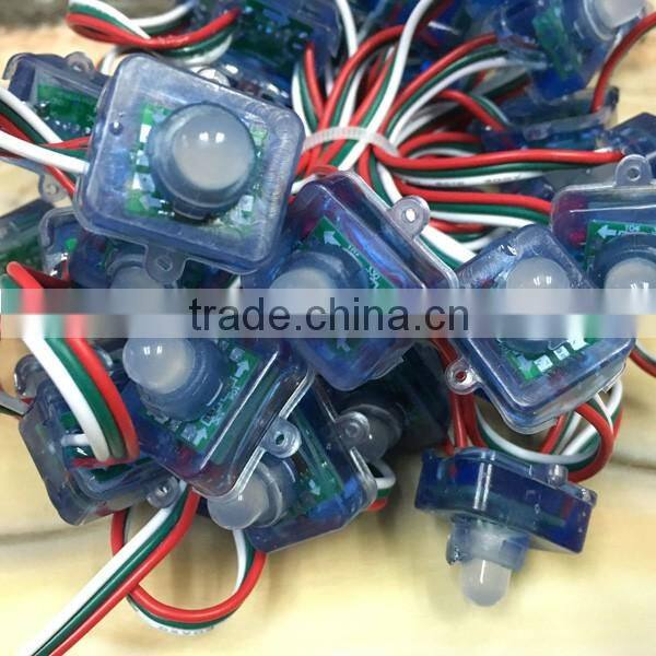 factory provide cheapest IP68 waterproof square pixel light 12mm