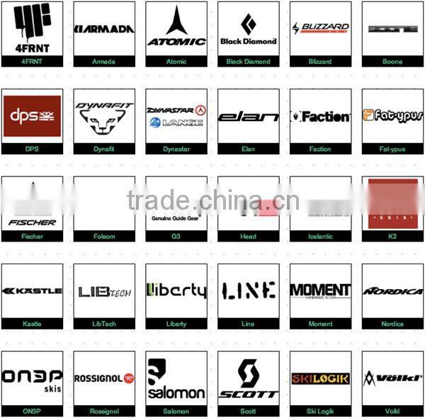 55*135mm nordic hook and loop ski holder with your own logo